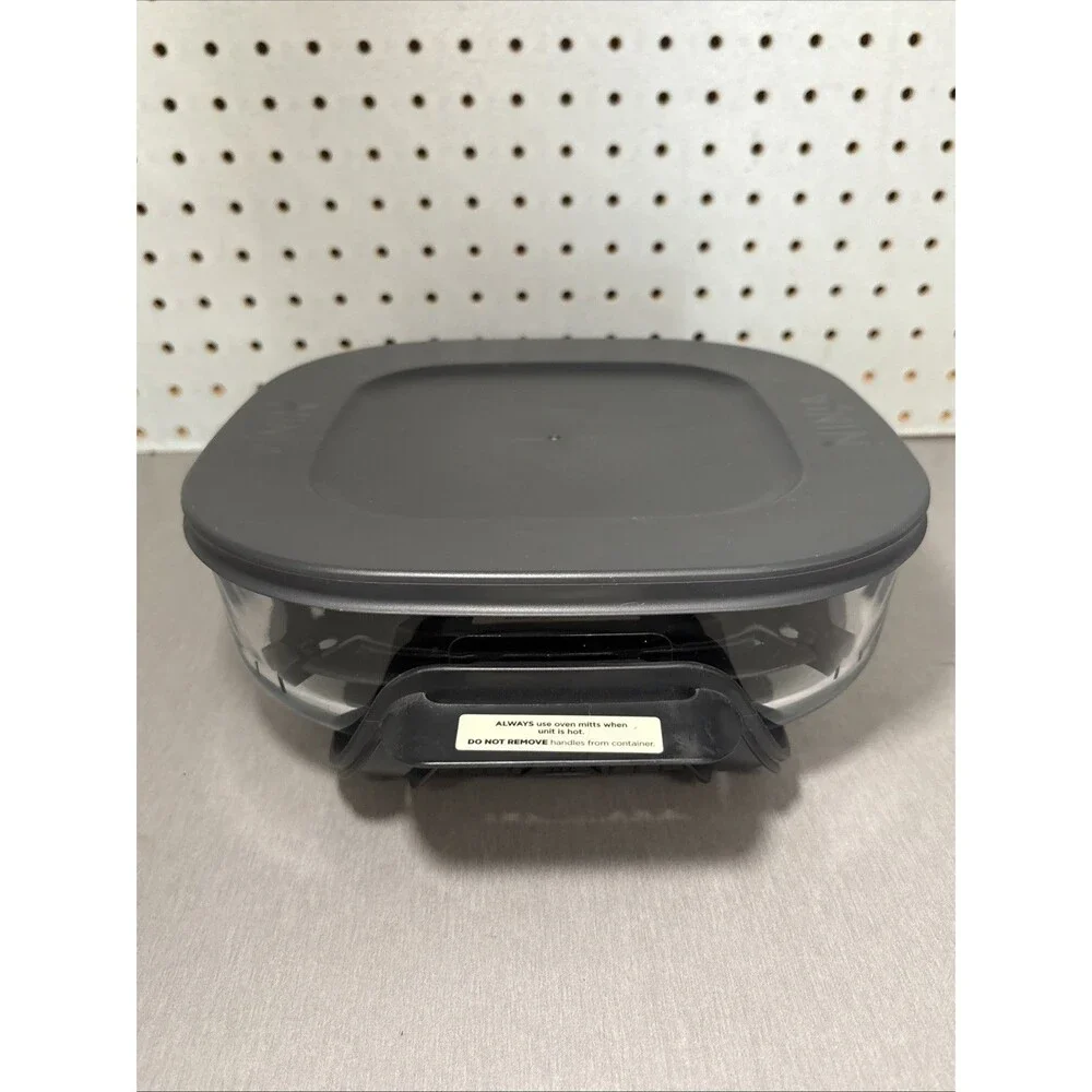 Ninja Crispi 5-in-1 Air Fryer Small 2.5QT Glass Container FN103CO FN100 AS101